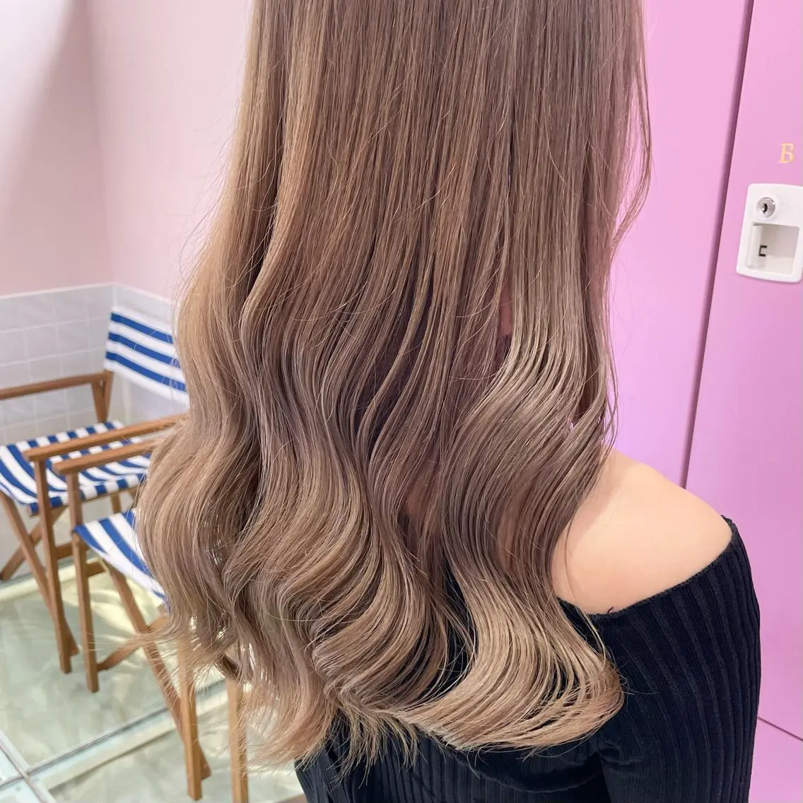 セミロング カラー カット ヘアカラー トリートメント ヘアセット 🫧tatsuki 🫧“lot 横浜“のヘアスタイル