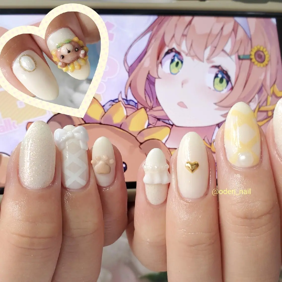 ネイル アートネイル ジェルネイル おで@ oderi_nailのネイルデザイン