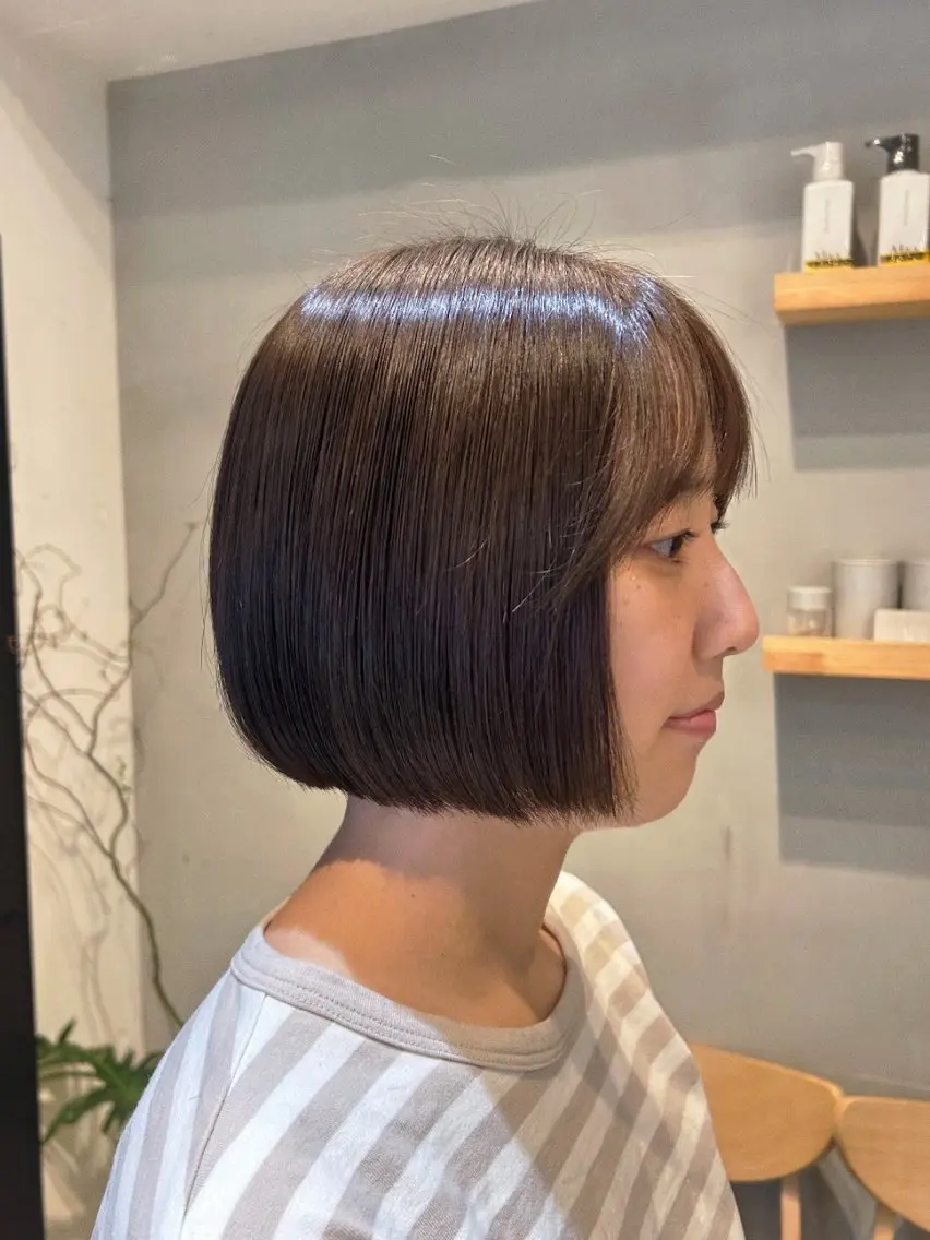 ショート ボブ カット トリートメント 似合わせレイヤー/ カトウユウカのヘアスタイル