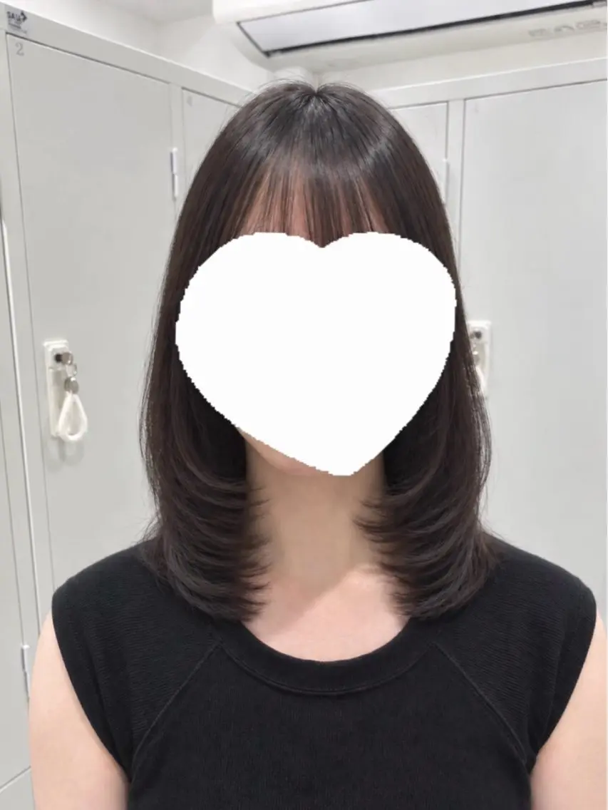【14日19:00~1名様限定✨️】ミディアムレイヤーカット+集中ケアトリートメント🫧の写真