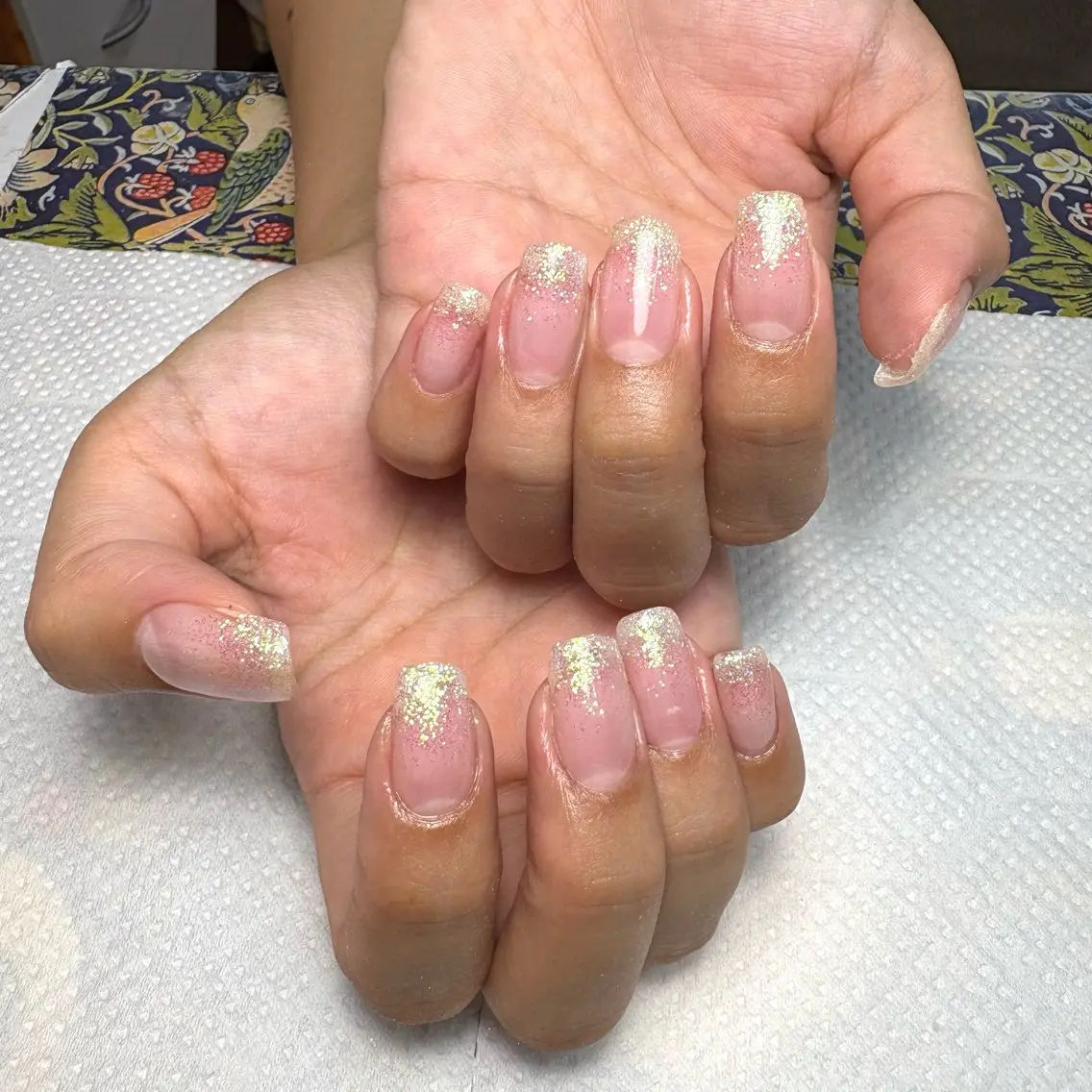 ネイル グラデーション ラメ(グリッター) ラメグラデーション ハンドネイル HAILEY nailsalonのネイルデザイン