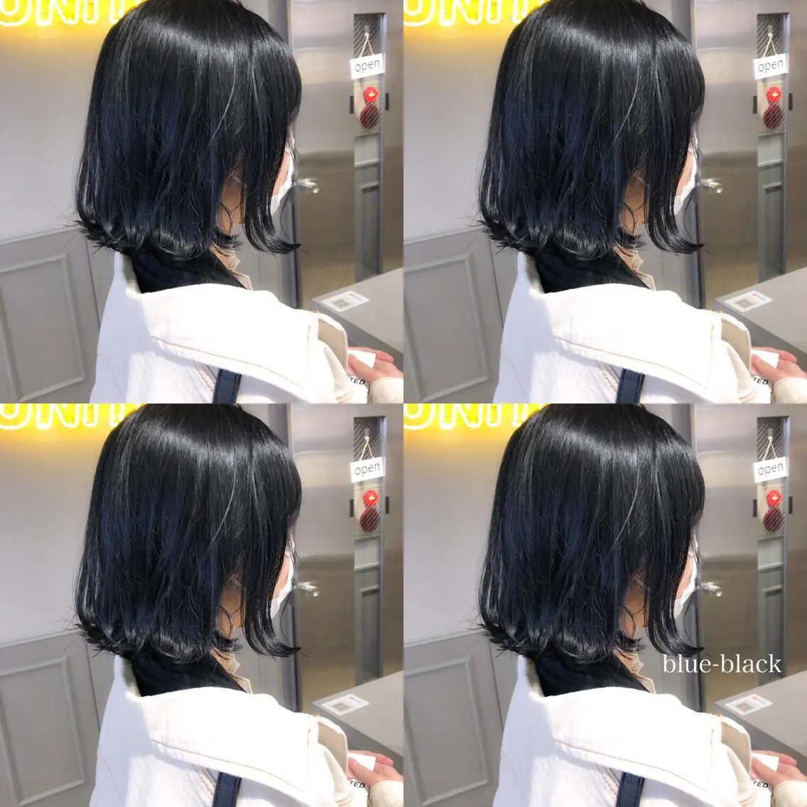 ミディアム カラー ヘアカラー トリートメント ハイトーン×レイヤー カットTAKUMIのヘアスタイル