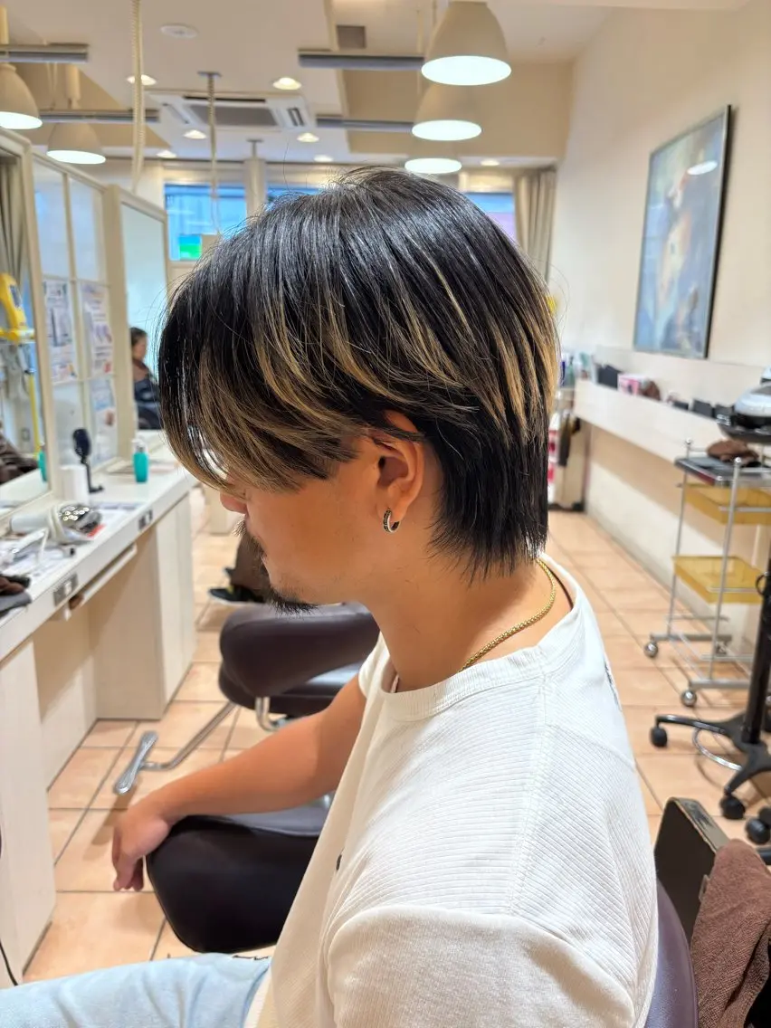 メンズ ☘️艶カラー✨ トリートメント/栞南のヘアスタイル