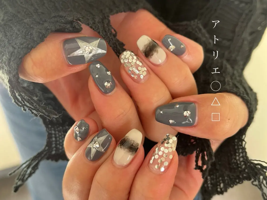 ネイル ハンドネイル アトリエ ○△□のネイルデザイン