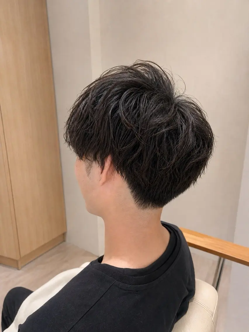 パーマ メンズ フェザーパーマ メンズパーマ 波巻きパーマ ニュアンスパーマ メンズパーマ /栄/伊藤りんなのヘアスタイル