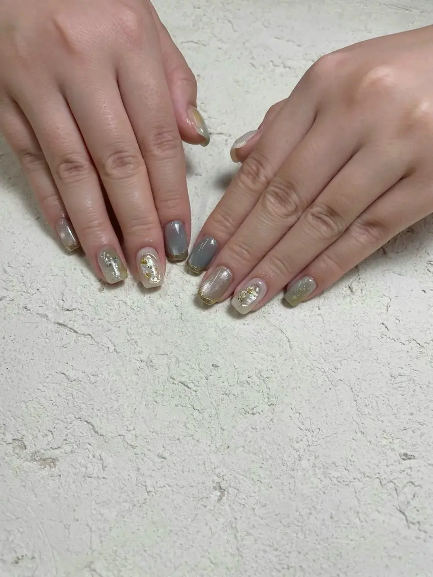 ネイル ハンドネイル nuás ニュアーズ  miaのネイルデザイン