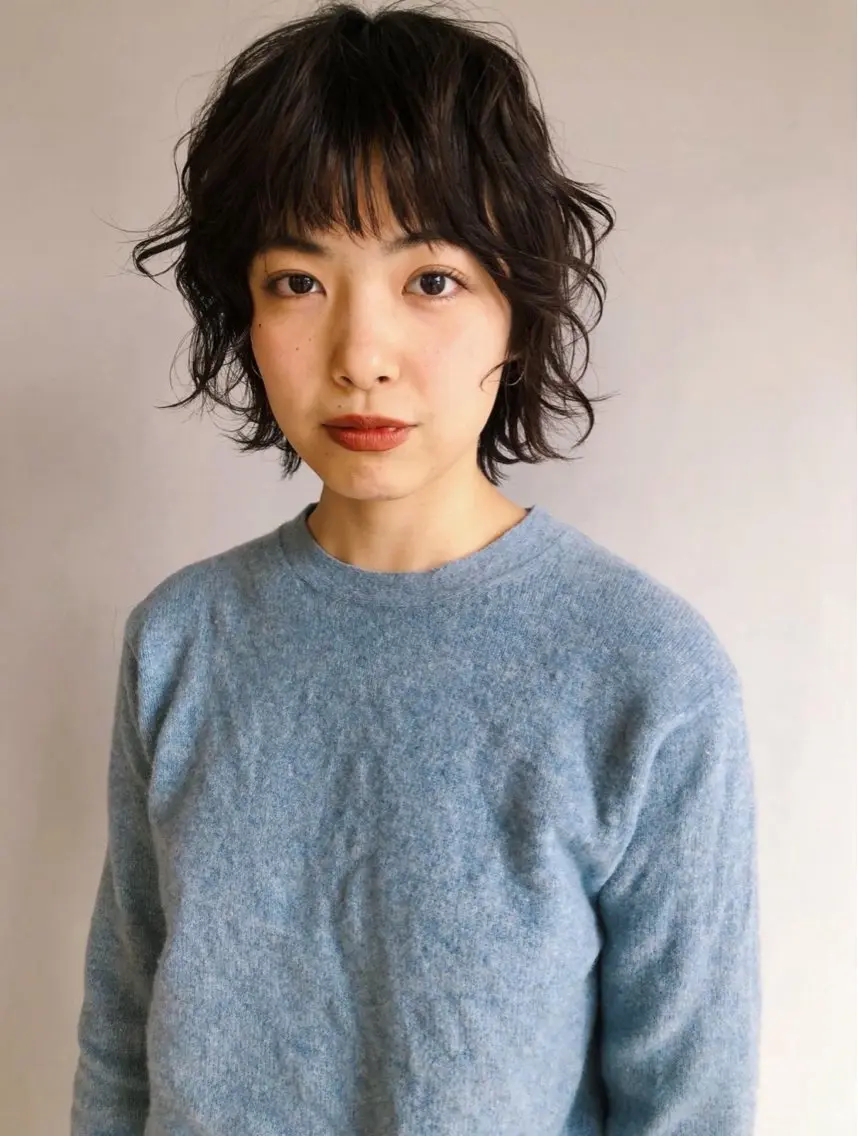 【9月限定｜平日18:00～】🌀似合わせ ショート ミディアム パーマモデル🌀の写真