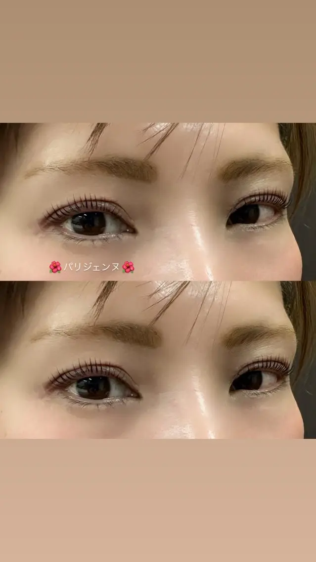 マツエク・マツパ パリジェンヌラッシュリフト ‪Serina‪‪ 清水‪‪❤︎‬のマツエク・マツパデザイン