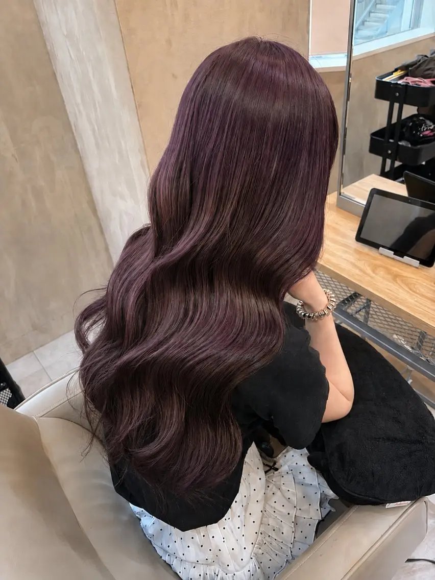 ロング カット ヘアカラー レイヤー/ワンホン 新宿🤍Maiのヘアスタイル