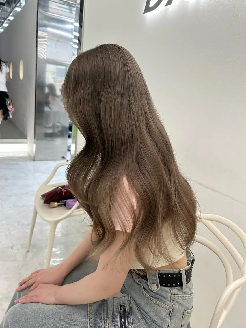 カラー 透明感ベージュ🎀 Anju/渋谷🎀のヘアスタイル