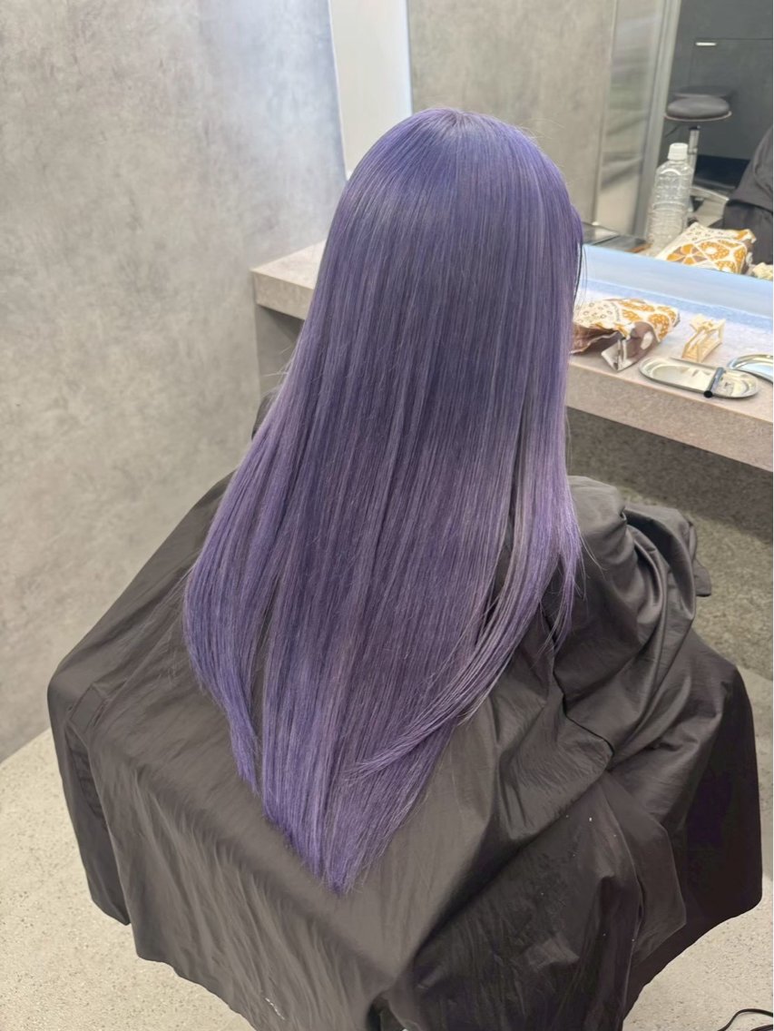 カラー haru いろあそび 八王子/ハイトーンのヘアスタイル
