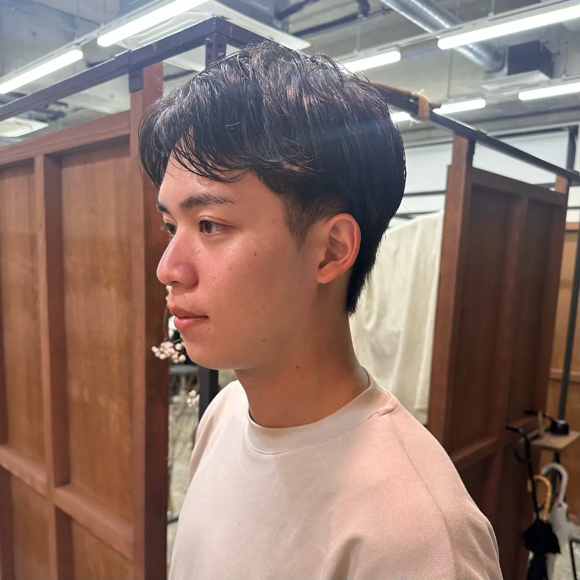 パーマ メンズ メンズパーマ ニュアンスパーマ カット パーマ トリートメント shin enom yuukaのヘアスタイル