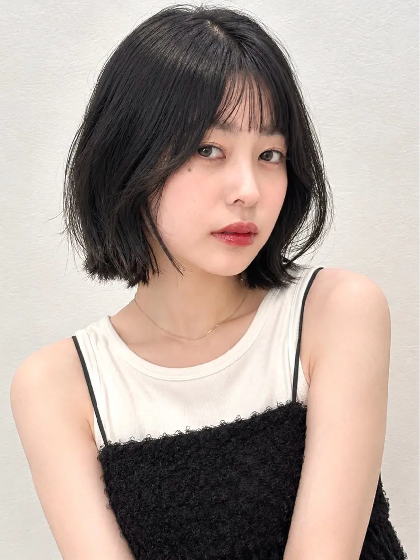 ショート カラー パーマ kazuki【顔周り ×レイヤーカット】のヘアスタイル