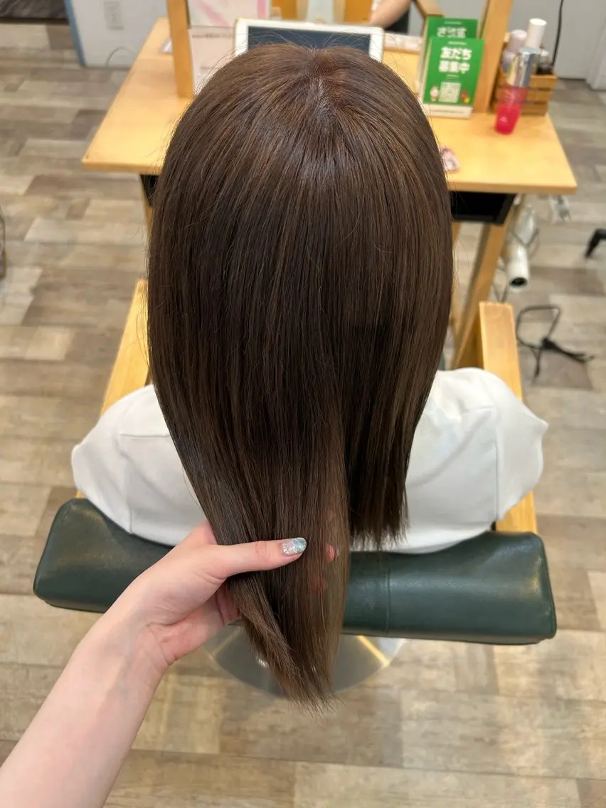 カラー カット ヘアカラー 青木 優雅のヘアスタイル