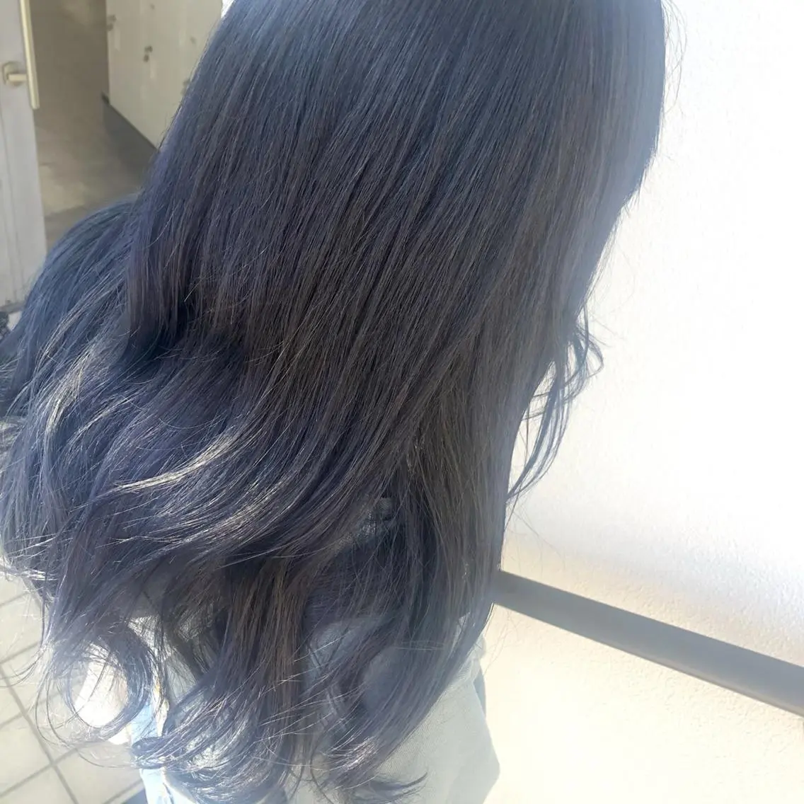 ロング カラー ブルーカラー ネイビーカラー beauty: beast 大名店のヘアスタイル
