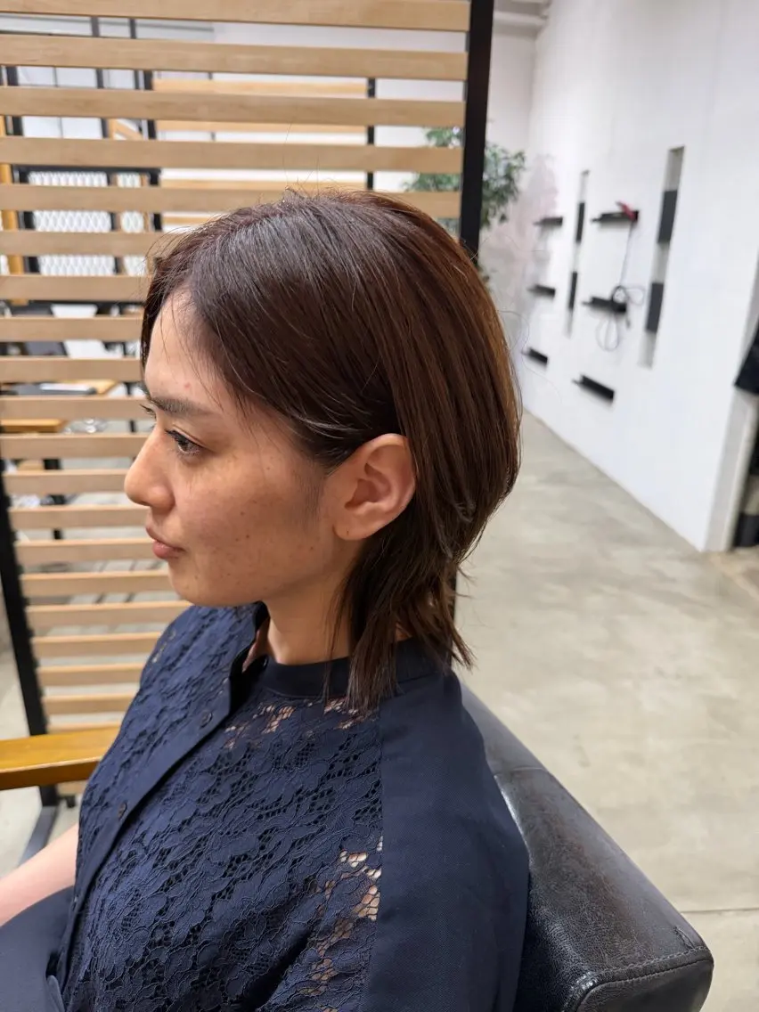 ミディアム ボブレイヤー ボブ レイヤーカット カット ヘアカラー 雅貴/寄り添い提案✨ 似合わせ✨のヘアスタイル