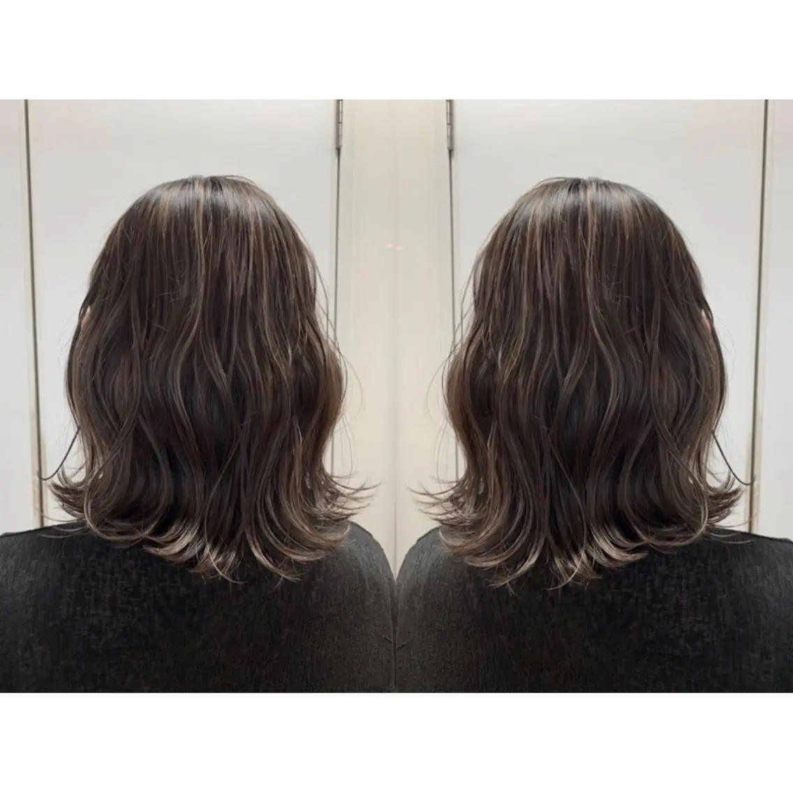 ショート カラー カット ヘアカラー 🫧透け感⋆艶髪💎 山口アヤカのヘアスタイル