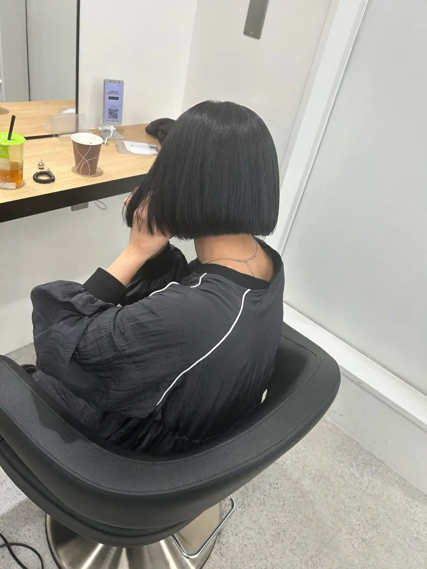 🌟ご新規様限定メニュー🌟🎀超お得カット🎀＋縮毛矯正(全体でもリタッチでも🙆‍♂️＋炭酸スパ＋トリートメントの写真