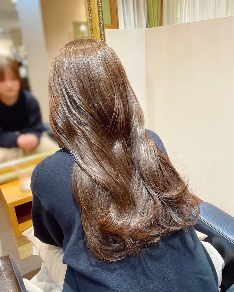 ブリーチなしダブルカラー+トリートメントの写真