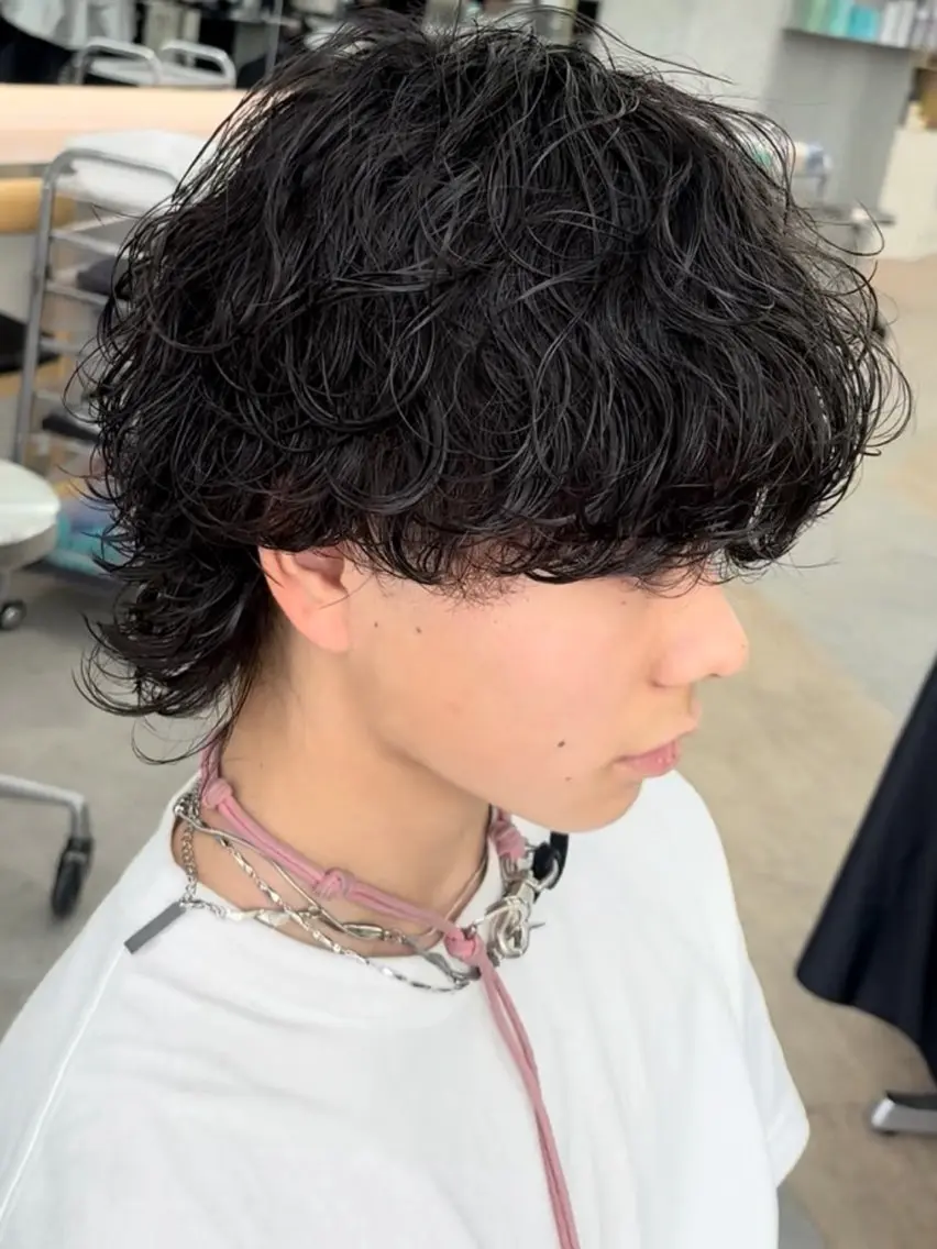 パーマ メンズ カット パーマ メンズ特化/パーマ /縮毛矯正/山本千太のヘアスタイル