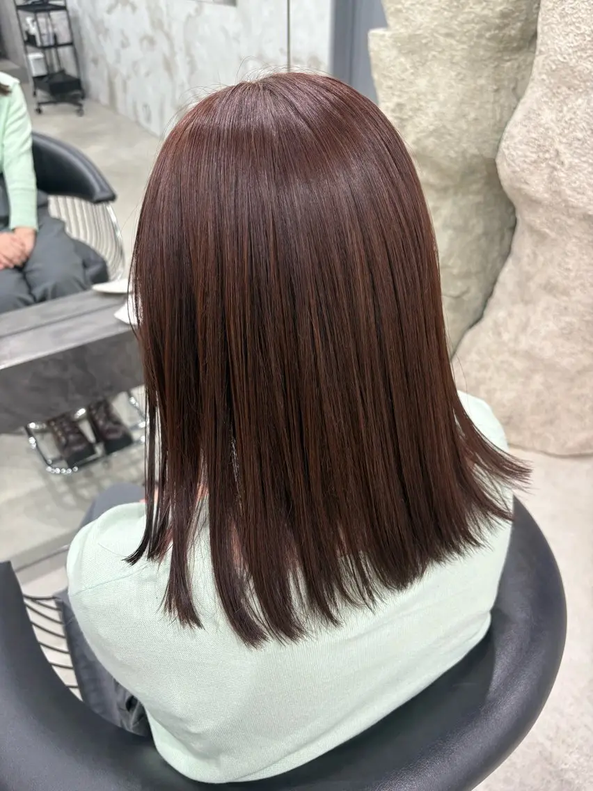 カラー ベージュカラー ブラウンカラー ブラウンベージュ KUBO HADUKIのヘアスタイル