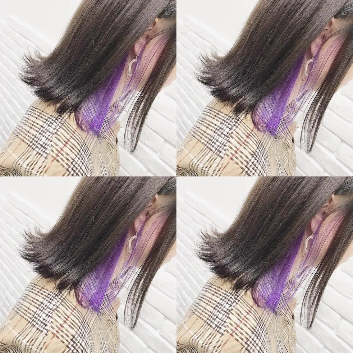 ミディアム カラー ヘアアレンジ ヘアカラー トリートメント TAKUMAブリーチ /切りっぱなし🪽のヘアスタイル