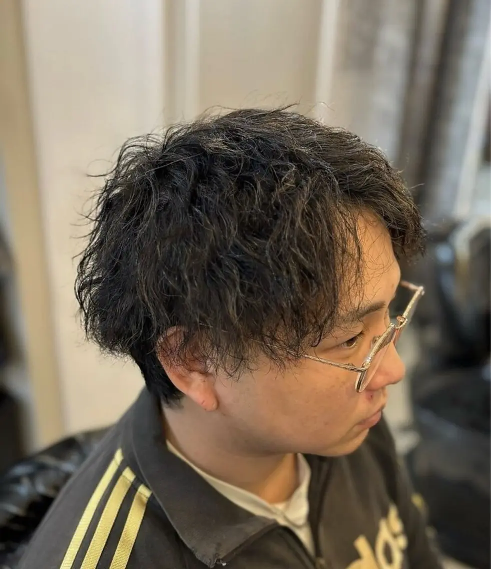 ミディアム メンズカット ひでよしのヘアスタイル