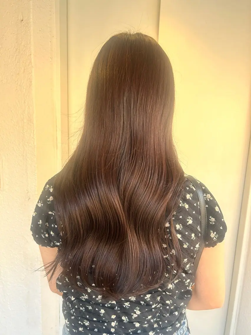 ロング カラー ヘアカラー Megumi 🍒POLISH🍒のヘアスタイル