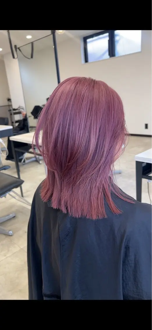 カラー ハイトーンカラー ラベンダーカラー ヘアカラー ciate山口 TAKUMAのヘアスタイル