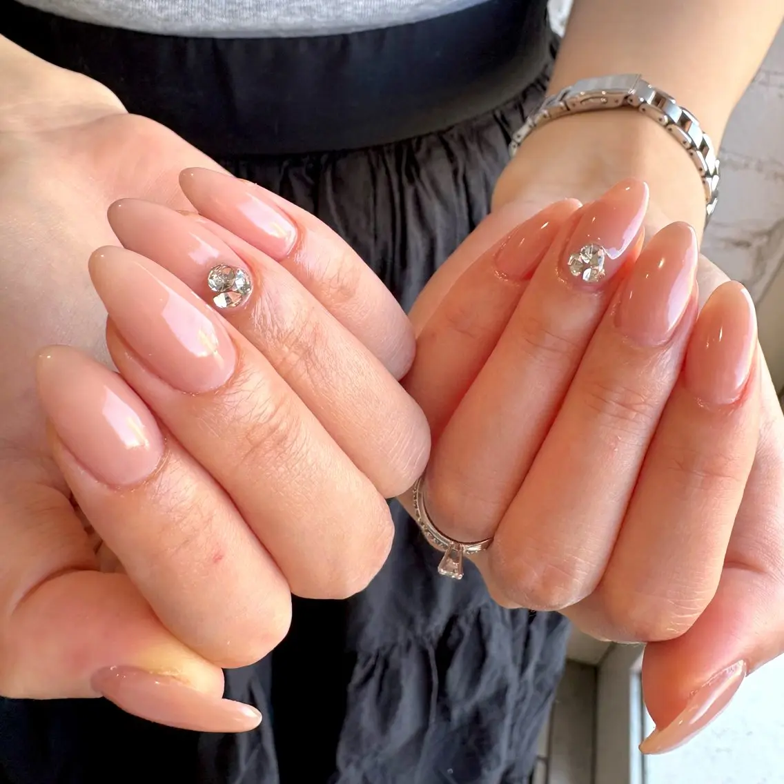 【甘皮ケア込】ハンドネイル🫧ワンカラーメニュー🌼の写真