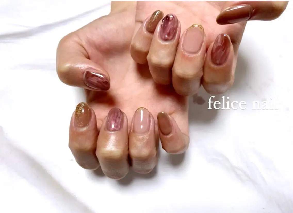 ネイル ニュアンスネイル felice nailのネイルデザイン