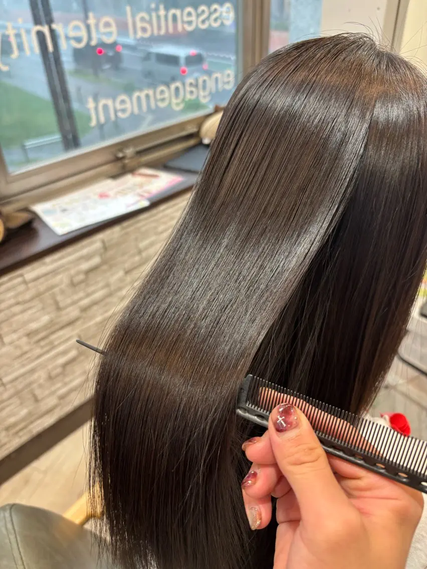 ロング 縮毛矯正 トリートメント 縮毛矯正 トリートメント 【モデル様募集中】 渡邊 マサキのヘアスタイル