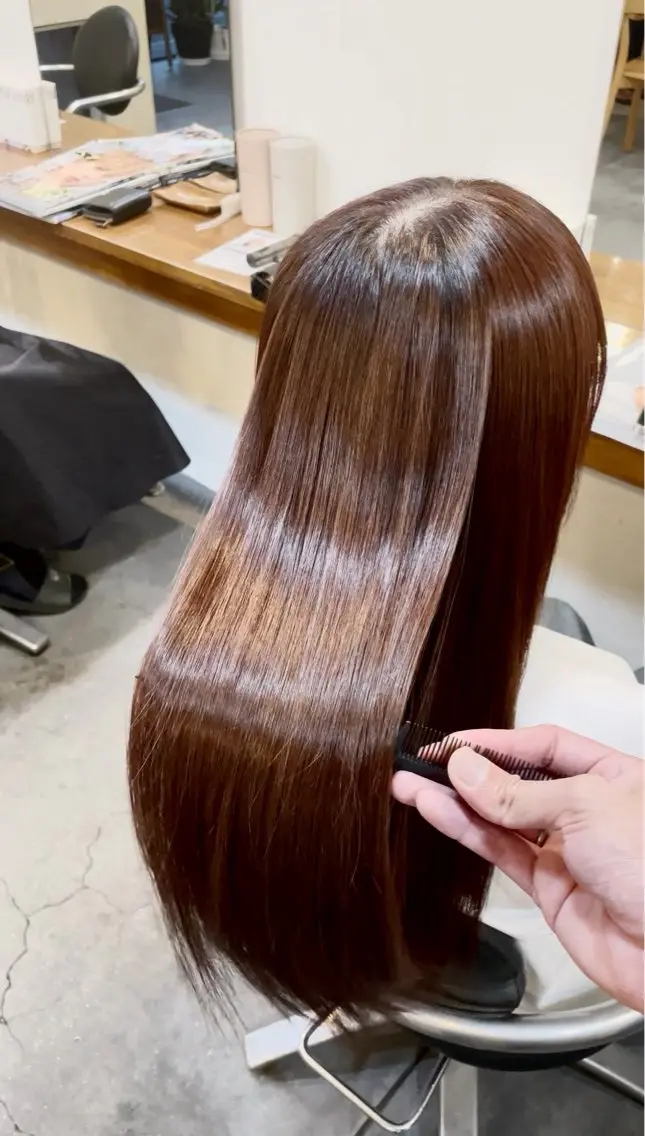 ✨艶髪フルコース✨カット+縮毛矯正の写真