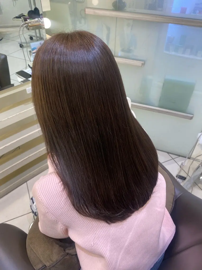 ミディアム ヘアカラー ハイトーン/ デザインカラー/カナのヘアスタイル