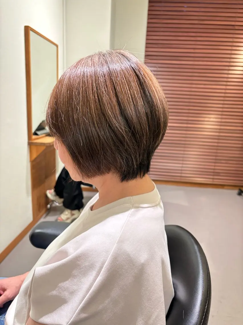 ショート レイヤー/ボブ/小倉 ✂中尾吏穏のヘアスタイル