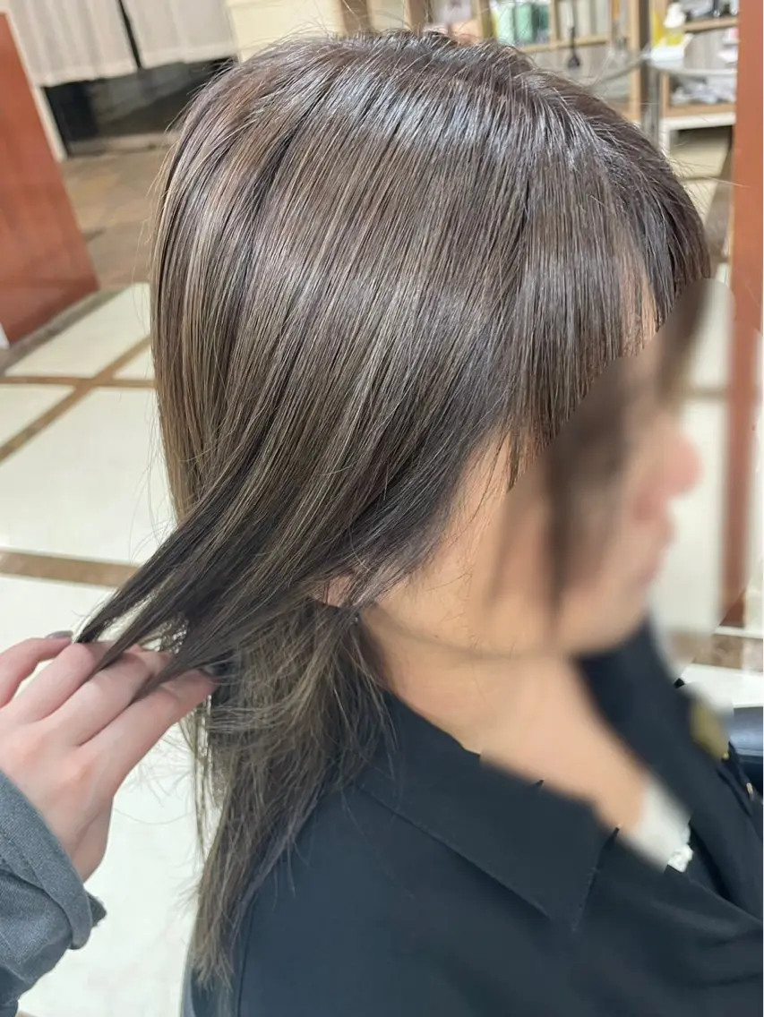 ︎︎☁リタッチカラー︎︎(白髪染めorファッションのみ/ブリーチNG)☁+✂️カット(バングだけ、カット無しOK!)✂️の写真