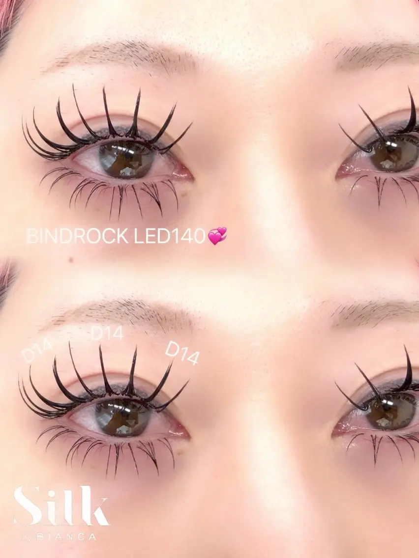 マツエク・マツパ バインドロック Silk by Bianca未奈🩶のマツエク・マツパデザイン