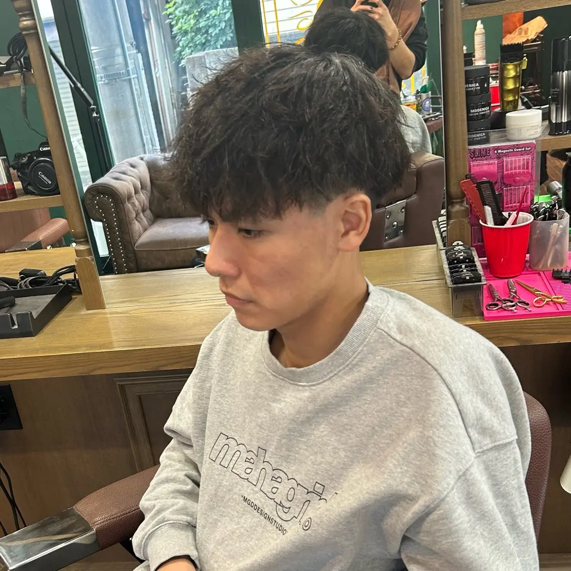 メンズカット ￥5000 #メンズサロン #スキンフェード #スパイキーショートの写真