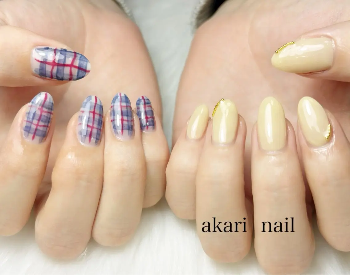 ネイル ハンドネイル フットネイル AKARI nail💅のネイルデザイン