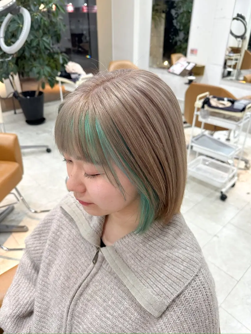 ミディアム 久保田 祥之のヘアスタイル