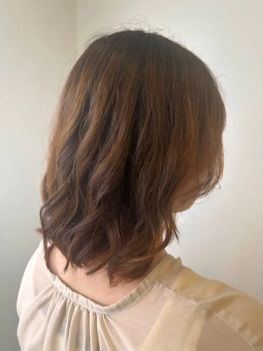 パーマ デジタルパーマ ⟡.·mamiya 縮毛矯正/ヘアセットのヘアスタイル