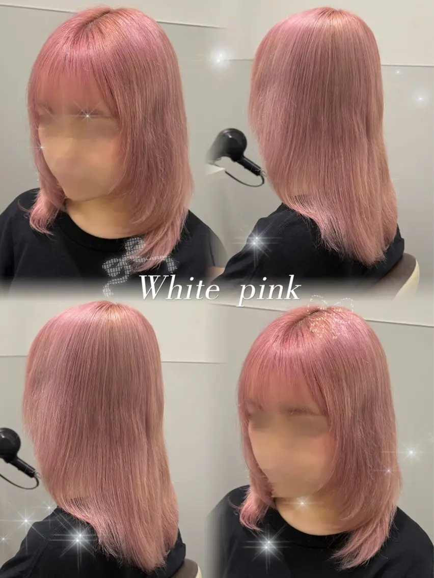 ミディアム カラー ヘアアレンジ ヘアカラー トリートメント ヘアセット すずね♡ トータルビューティーのヘアスタイル