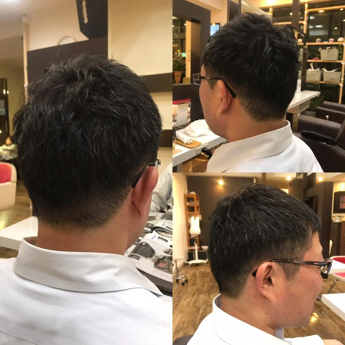ショート メンズ ビジネス ショートヘア カット 赤羽、髪質改善サロン 吉野リョウスケのヘアスタイル