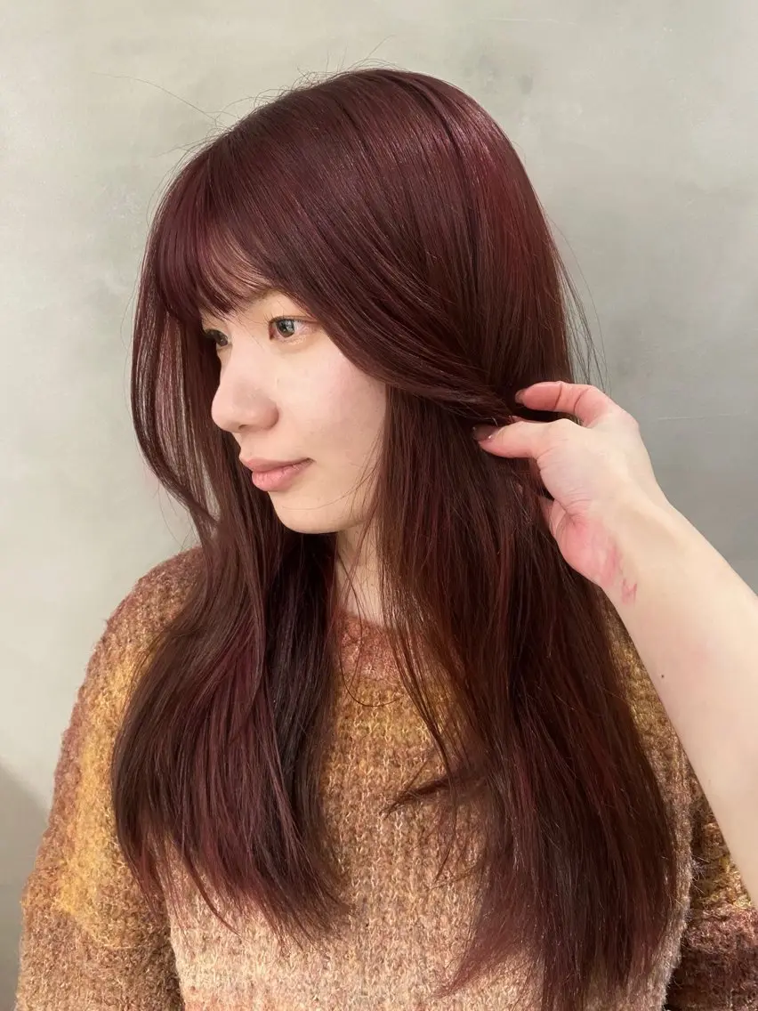 ロング カラー ヘアカラー 【Mimosa】 Irohaのヘアスタイル
