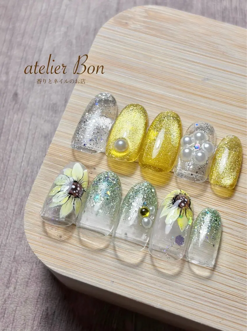 ネイル ハンドネイル atelierBon 🌿REIのネイルデザイン
