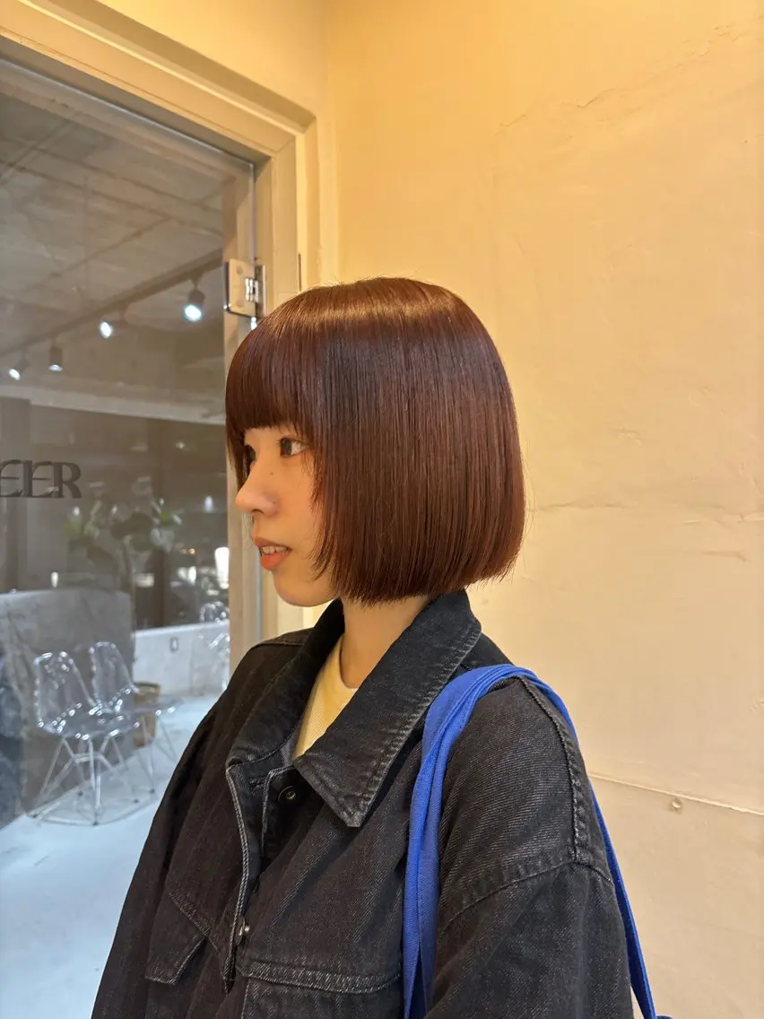 ショート 顔周りカット 似合わせカット 長崎 紗南のヘアスタイル