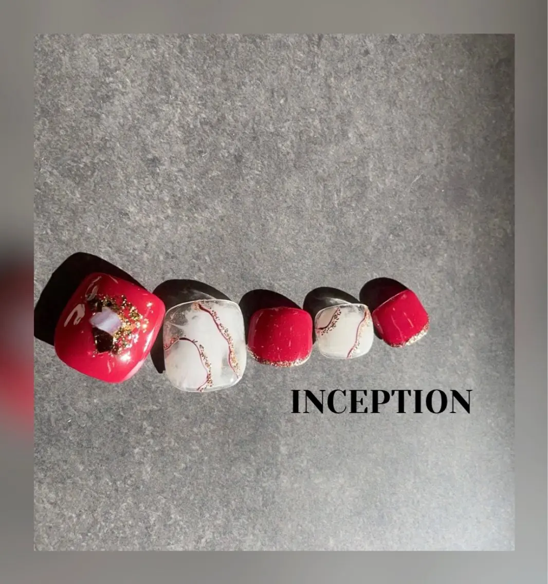ネイル フットネイル INCEPTION Nailのネイルデザイン