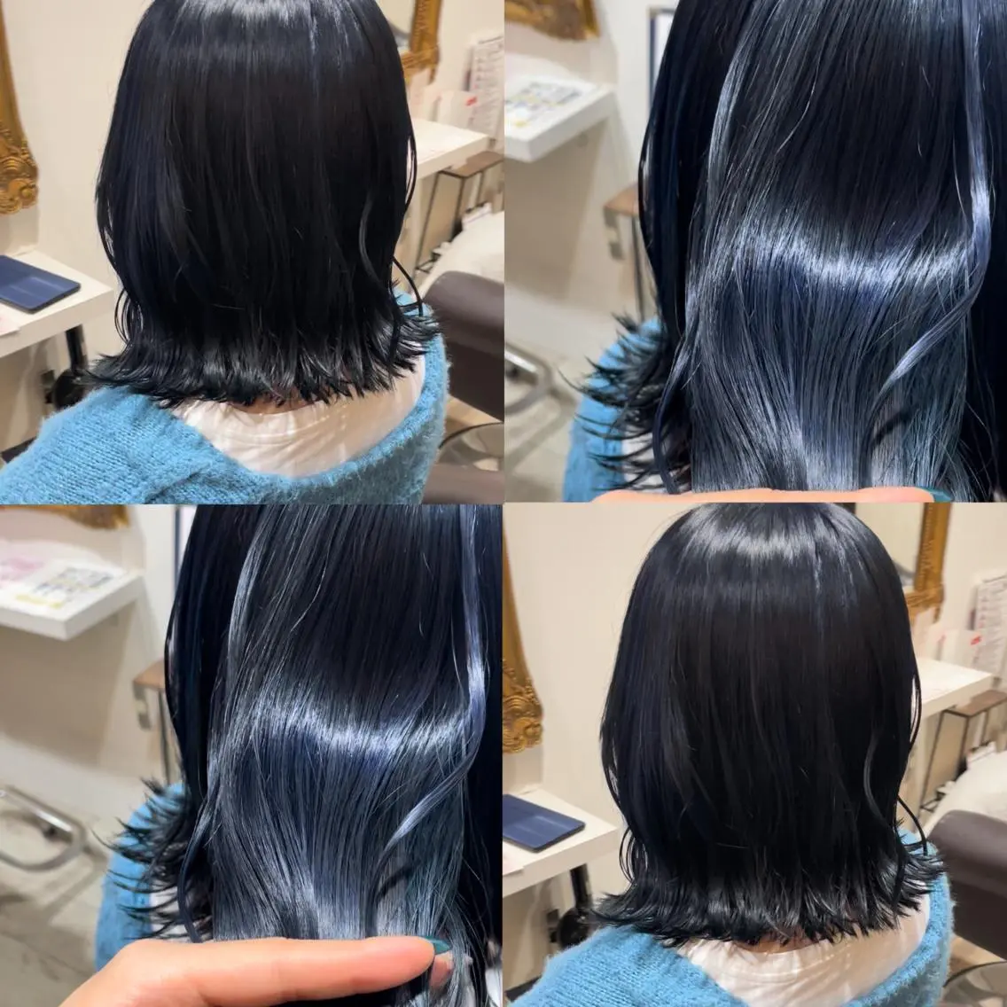 ミディアム ヘアカラー トリートメント 髪質改善×透明感× 艶髪🥀HIYORIのヘアスタイル