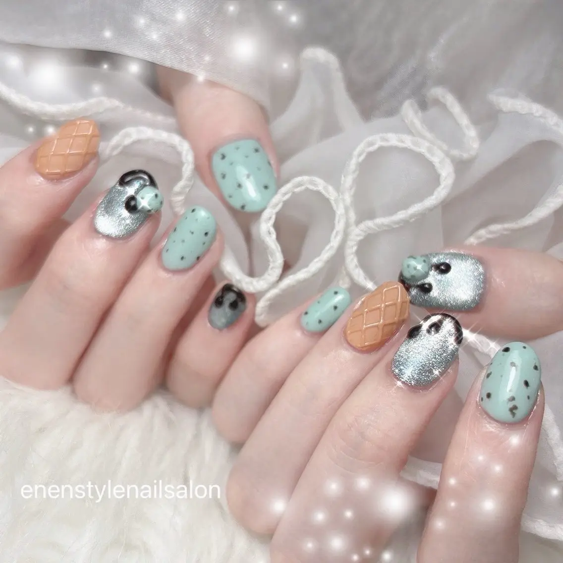 ネイル ハンドネイル 🐾enen style 🐾のネイルデザイン