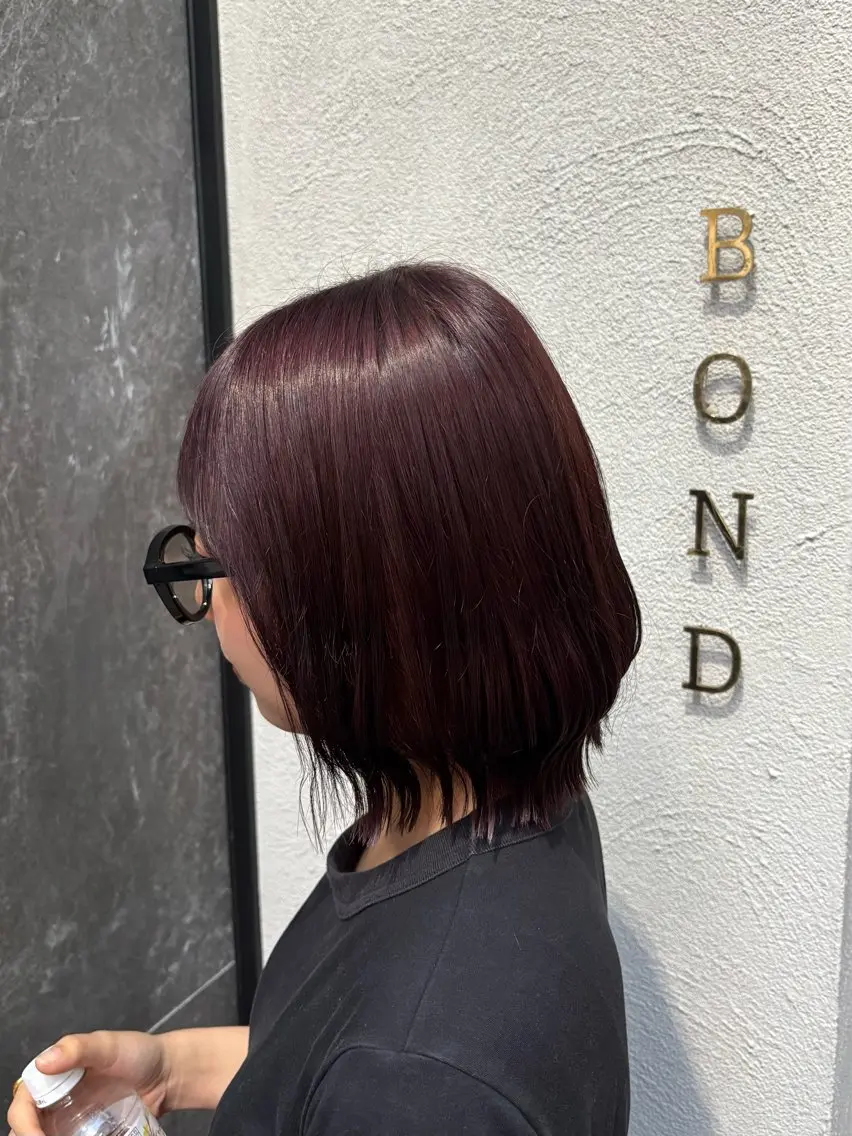 ミディアム カット ヘアカラー 石原 望来のヘアスタイル